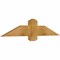 Ekena Millwork Eugene Rough Sawn Timber Gable Bracket, Western Red Cedar, 48"W x 10"H x 2"D x 6"F, 5/12 Pitch GBW048X10X0206EUG00RWR - alternate 5